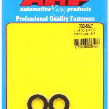 ARP 7/16" ID 3/4" OD .120"TH  black washers (2pcs) ARP-200-8521