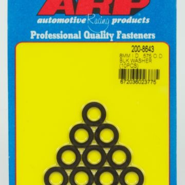 ARP M8 ID .575 OD .062"TH black washers (10pcs) ARP-200-8643