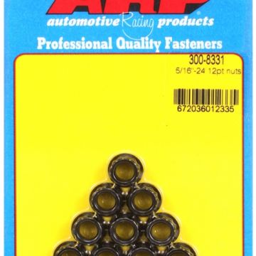 ARP "5/16""-24 12pt nut kit" (10pcs) ARP-300-8331