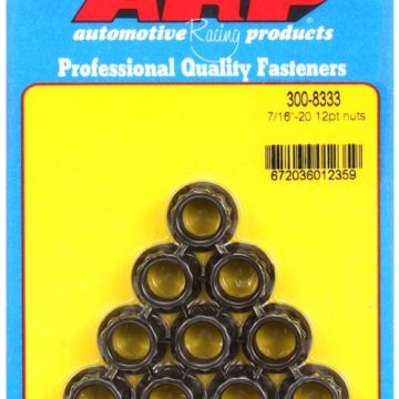 ARP "7/16""-20 12pt nut kit" (10-pcs) ARP-300-8333