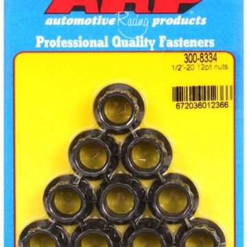 ARP "1/2"-20 12pt nut kit" (10pcs) ARP-300-8334