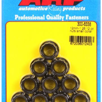 ARP M12 x 1.25 12pt nut kit (small collar) (10pcs) ARP-300-8338