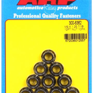 ARP M9 x 1.25  12pt nut kit (10pcs) ARP-300-8362