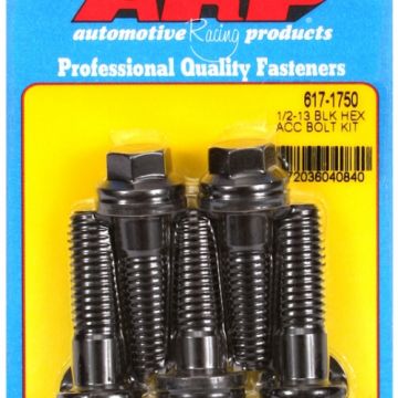 ARP 1/2"-13 x 1.750 hex black oxide bolts (5pcs) ARP-617-1750