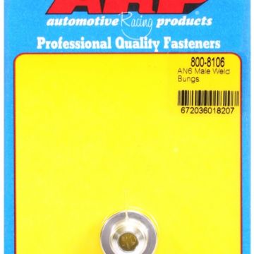 AN6 male aluminum weld bung ARP-800-8106
