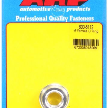 -6 female O ring aluminum weld bung ARP-800-8112