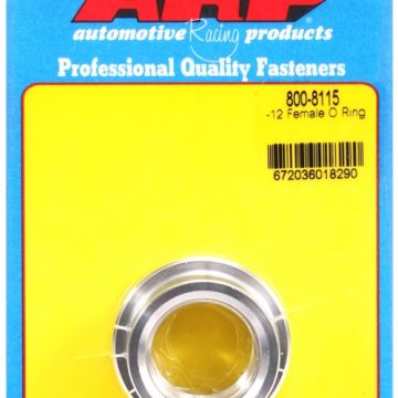 -12 female O ring aluminum weld bung ARP-800-8115