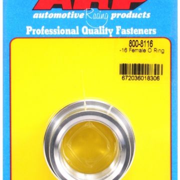-16 female O ring aluminum weld bung ARP-800-8116