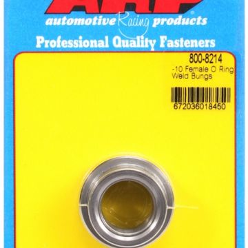 -10 female O ring steel weld bung ARP-800-8214
