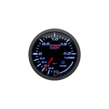 Boost / Turbodruk meter Wit / Rood 52 mm PK series