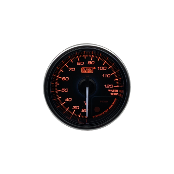 Water temperatuur Meter Zwart 52mm premium