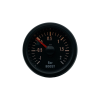 Boost / Turbodruk 2 Bar meter Zwart 12V VD series