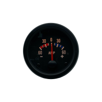 Ammeter meter Zwart 12V VD series