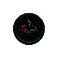 Brandstof niveau meter Zwart 12V VD series