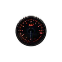 Toerental Meter Zwart 60 mm premium